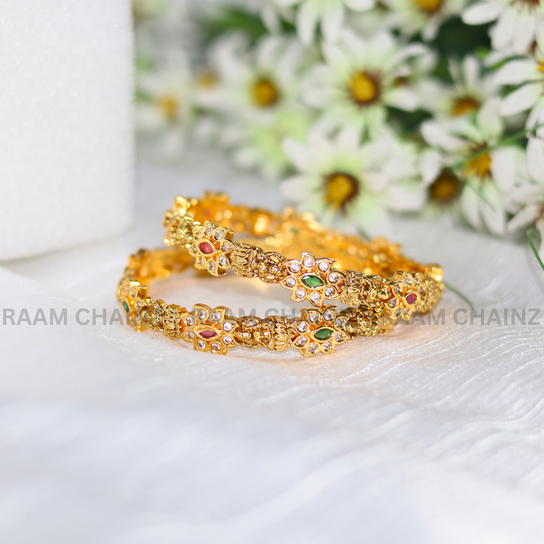 Sun Flower Stone Antique Bangles