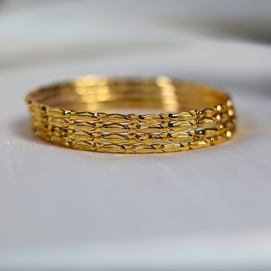 Set Bangles Plain - 4 MM 2