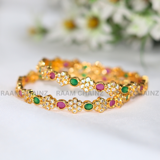 Antique Flower Bangles