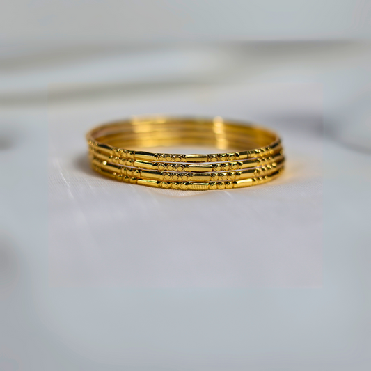 Set Bangles Plain - 4 MM 6