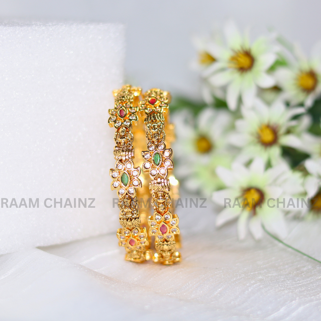 Sun Flower Stone Antique Bangles