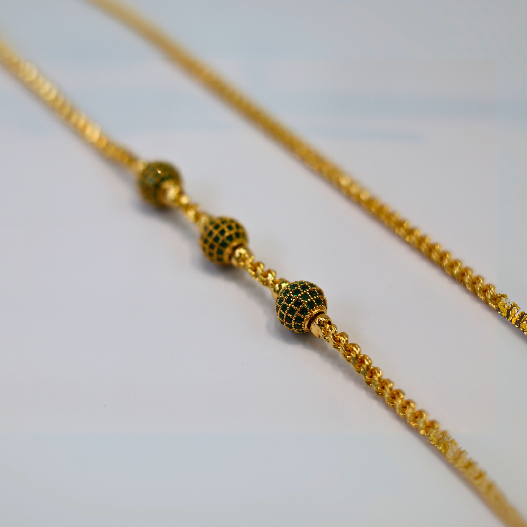 Kerala 3 AD Balls Mope Green Chain