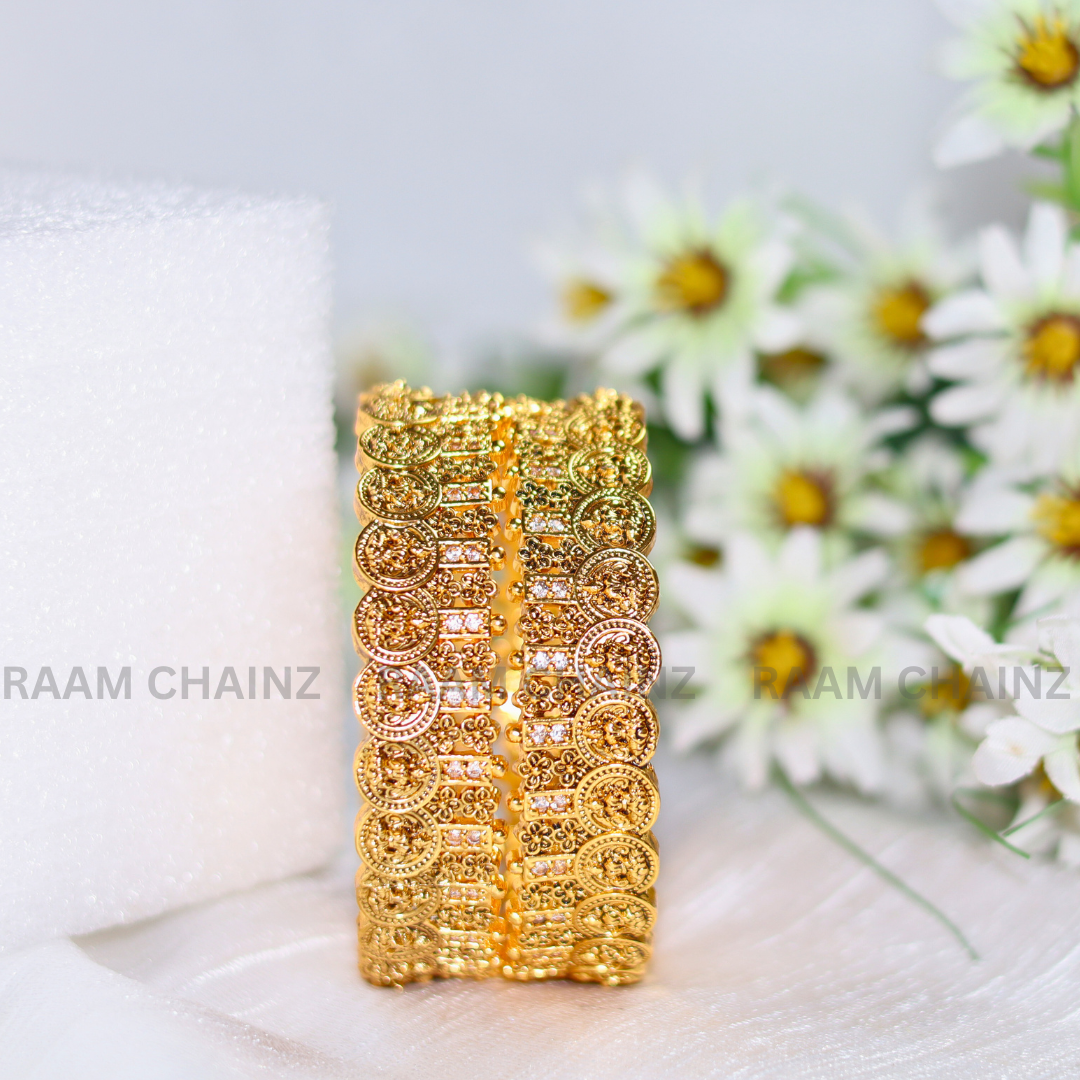 Antique Full of Coin Lakshmi Bangles