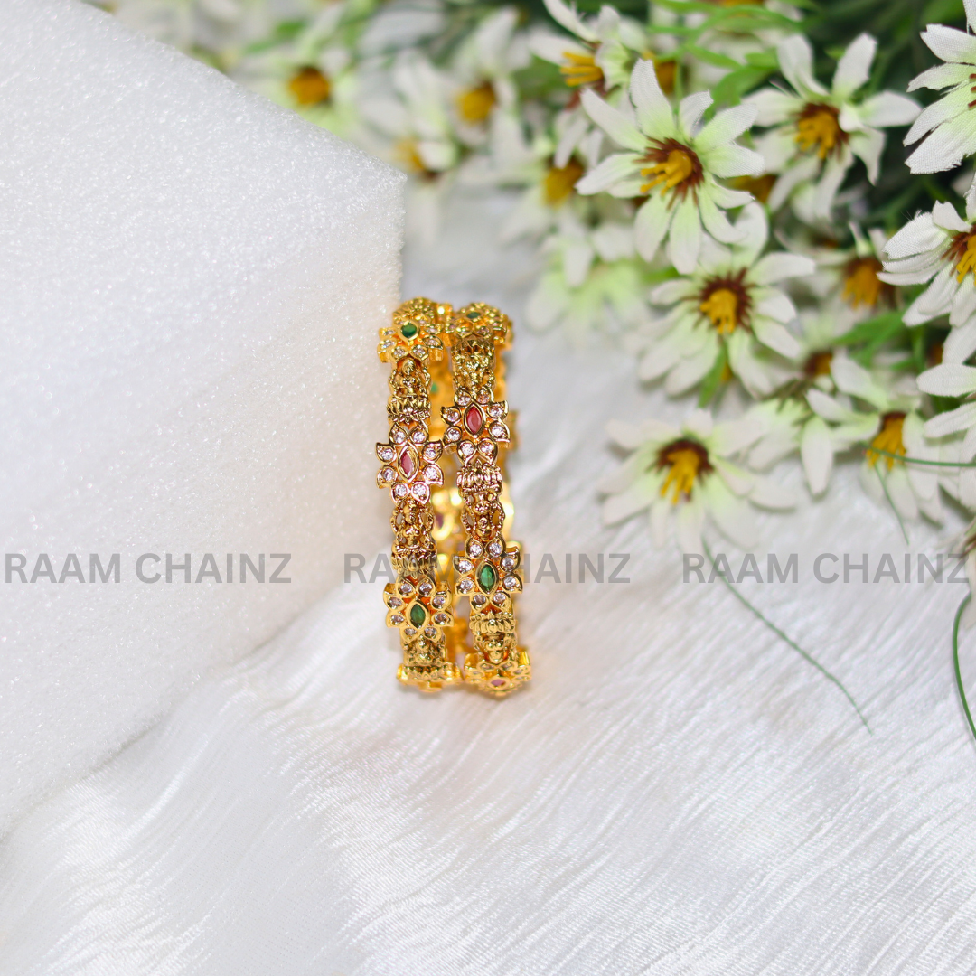 Sun Flower Stone Antique Bangles