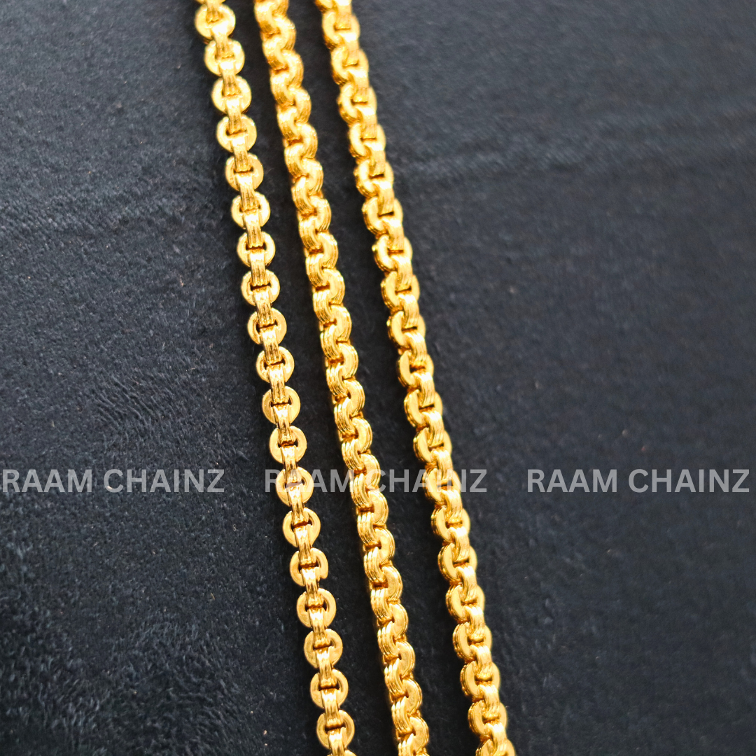 3 line Impon Mope Tyre Chain(Ruby + White)